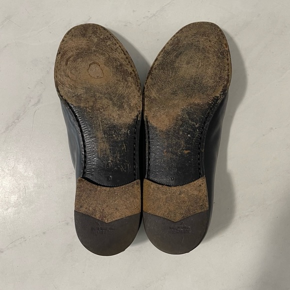 Salvatore Ferragamo Mens Black Leather Tassel Loafers Size 8D - Picture 5 of 9